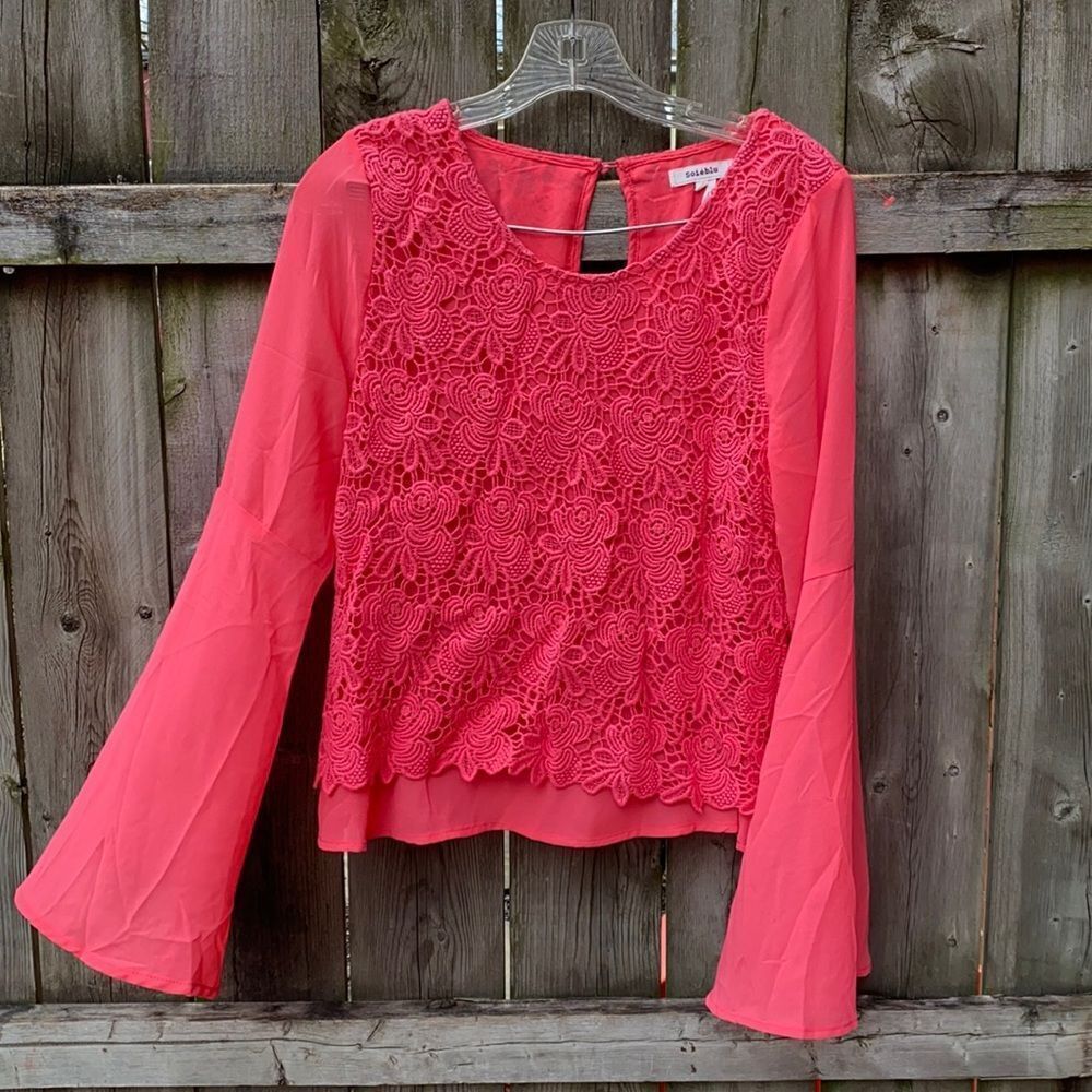Soieblu Crotchet Top sz. S